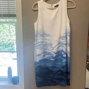 Vince Camuto gradient wave dress